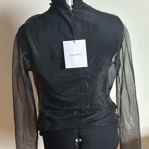 Victoria Beckham Sheer Turtleneck - Picture 8 of 11